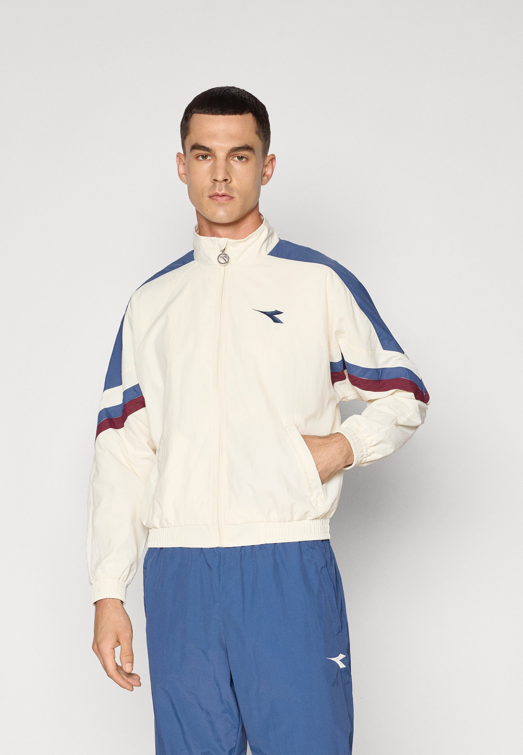 Diadora TRACK JACKET ICON - Giacca da allenamento - bianco sussurro