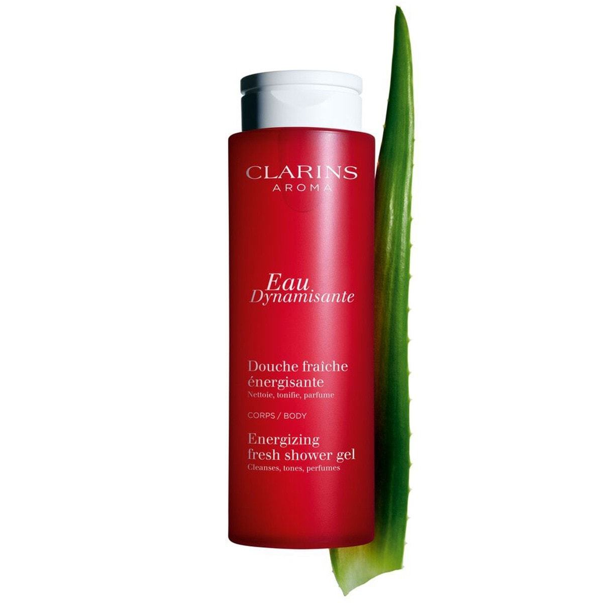 „Clarins“ dušo želė „Eau Dynamisante“ – gaivinanti, gaivinanti dušo želė – 200 ml