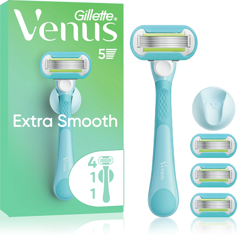 Dámsky holiaci strojček Gillette Venus Extra Smooth s držiakom do sprchy