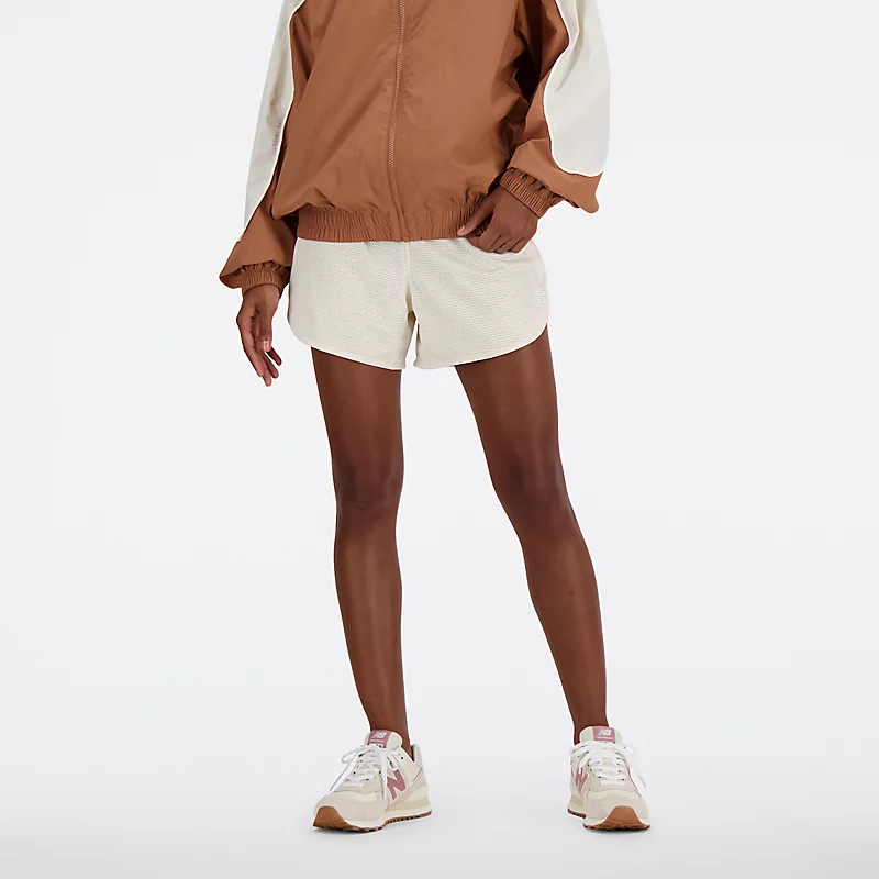 Women's mesh sports shorts - LINEN