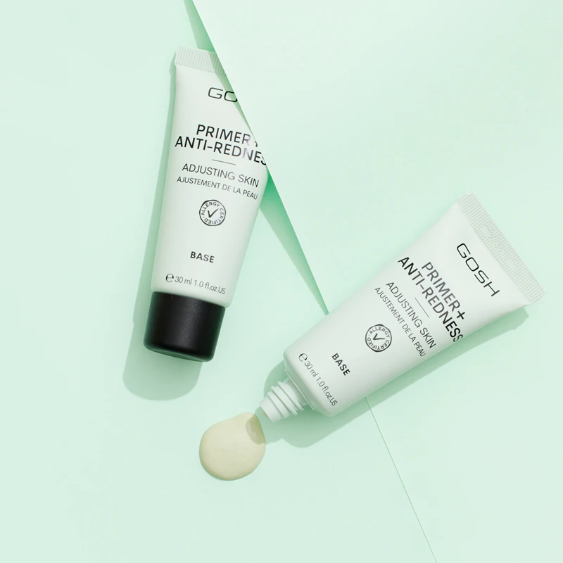 GOSH COPENHAGEN Primer Plus + base de maquiagem redutora de vermelhidão