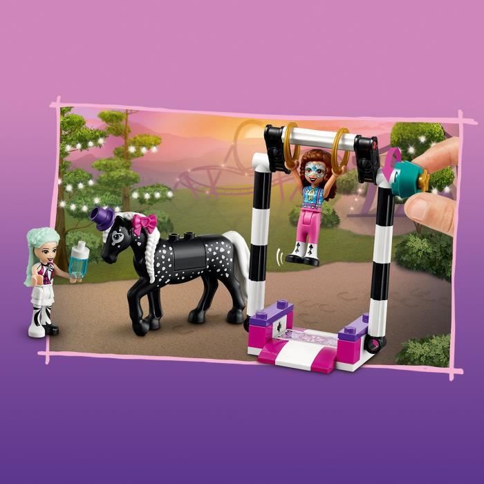 Set di costruzioni LEGO Friends Acrobazie Magiche - Mini-Doll - Parco a tema