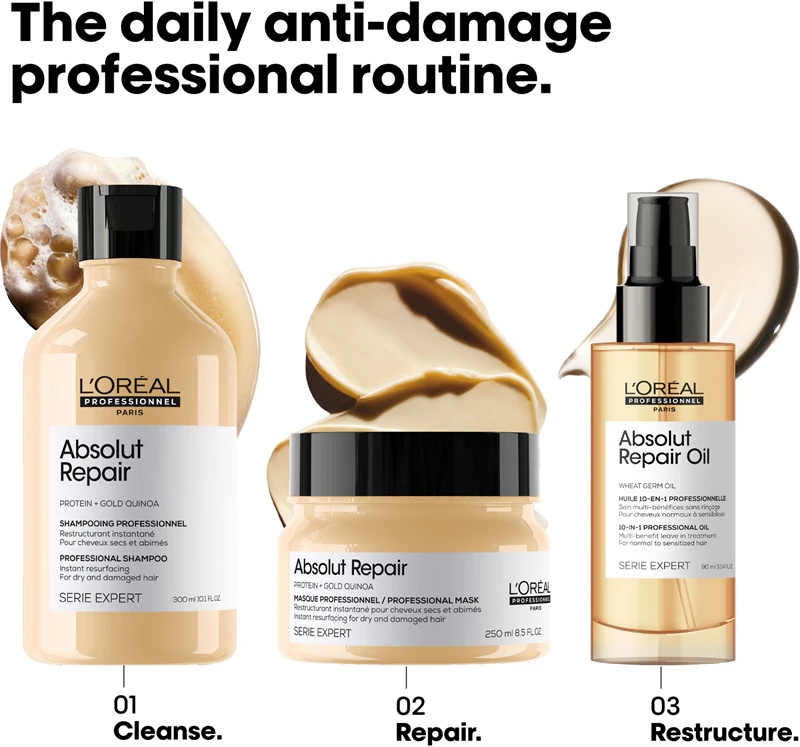 L'Oréal Professionnel Serie Expert Absolut Repair globinsko regeneracijski šampon za suhe in poškodovane lase
