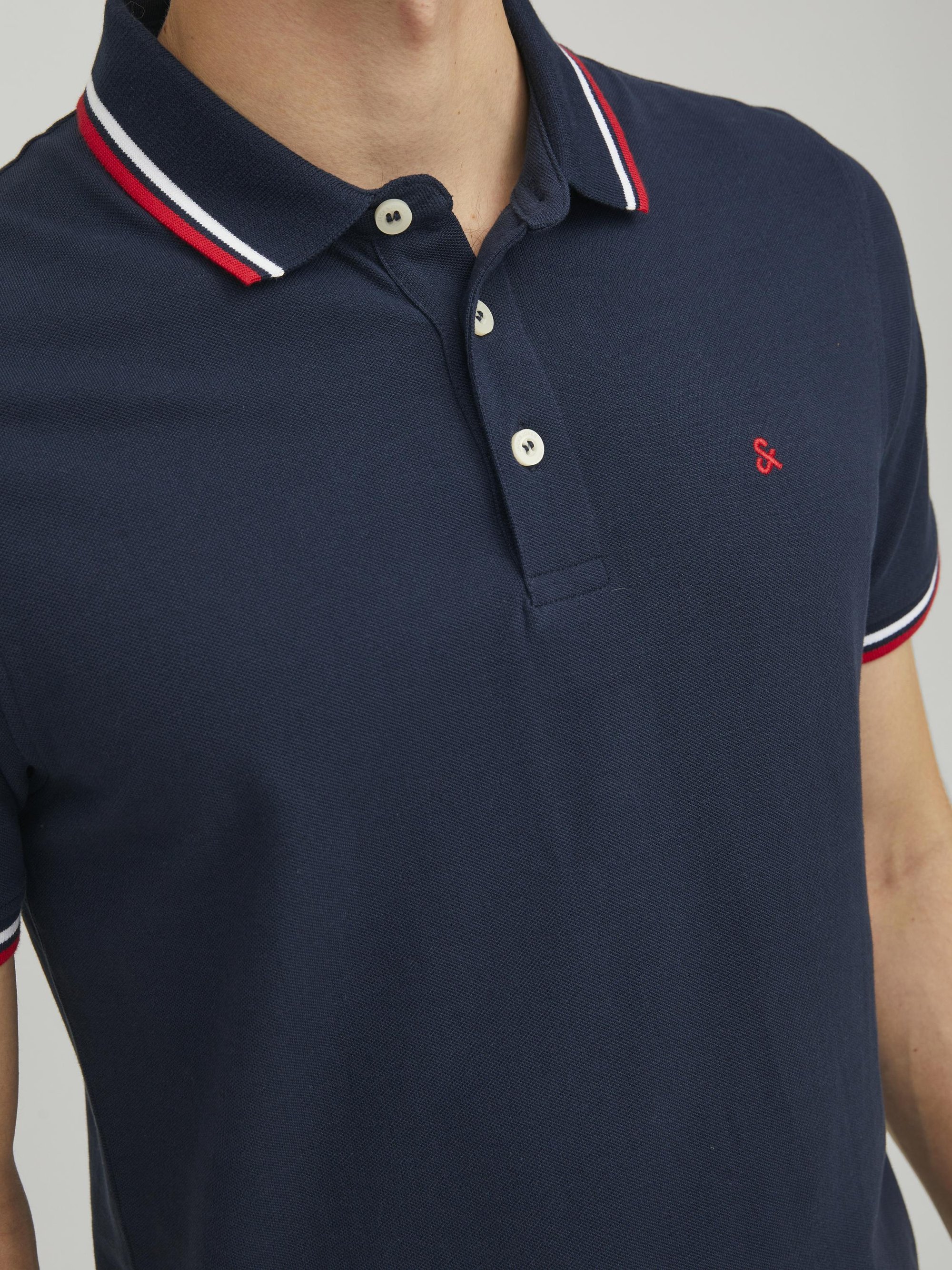 Jack & Jones JJEPAULOS SS NOOS - Koszulka polo - granatowa marynarka