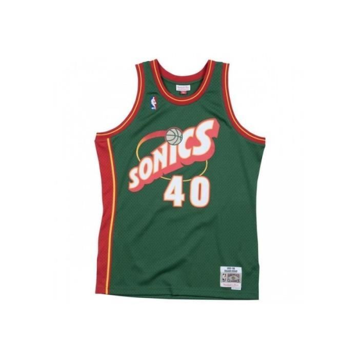 Maglia NBA Shawn Kemp Seattle Supersonics 1995-96 Mitchell & Ness Hardwood Classic Swingman verde - Mitchell & Ness