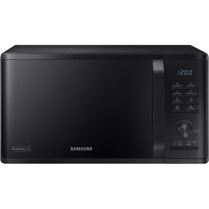 Samsung MG23K3515CK 23L Microwave Grill - Black - Electronic Control + Button - Keep Warm Function