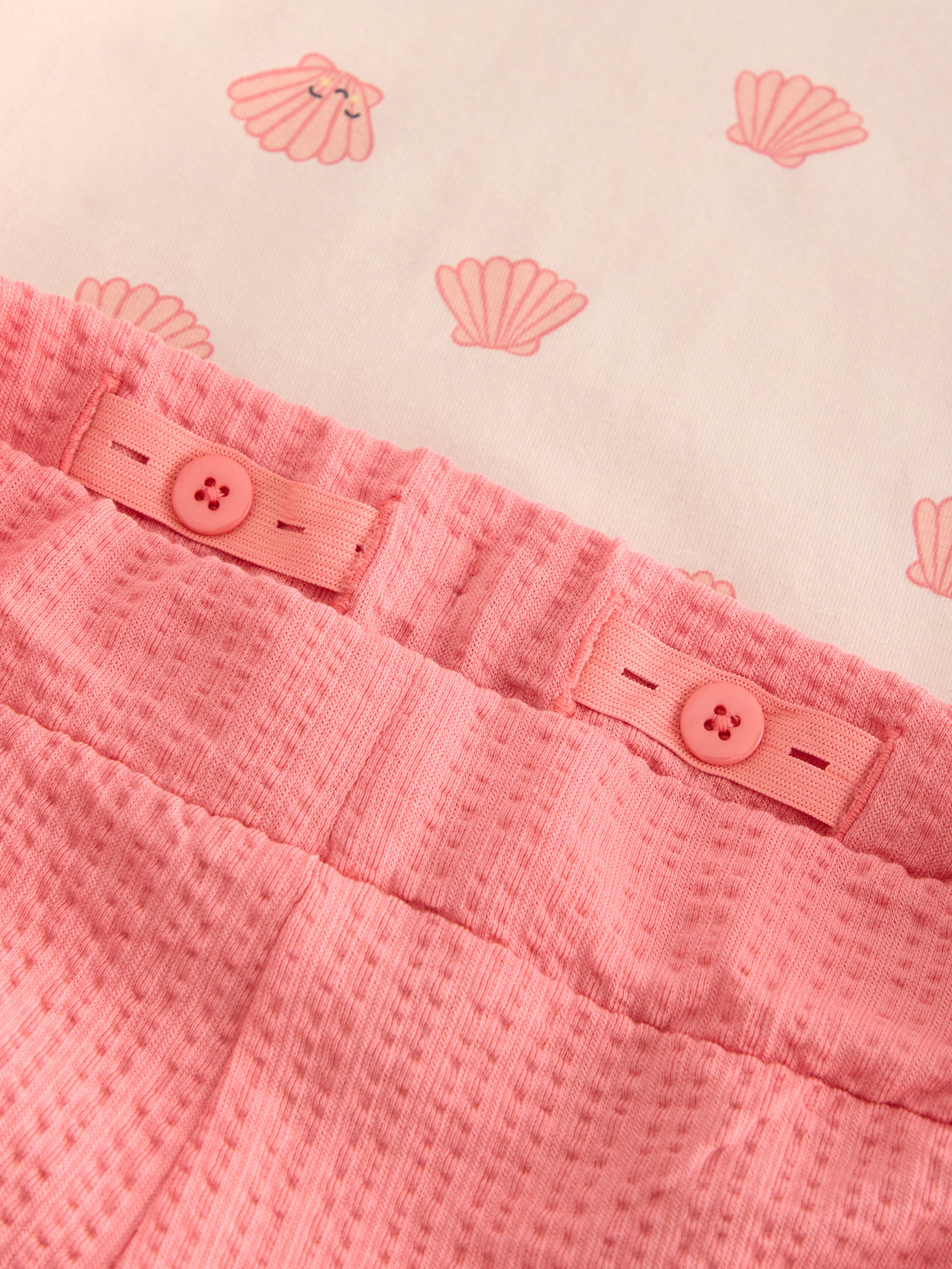 Ensemble - t-shirt et pantalon rose clair
