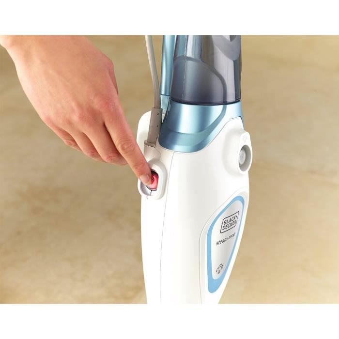 BLACK+DECKER FSM1615-QS - 300W Multi-Surface Stoommop - Opwarmtijd: 20 seconden - 6m snoer - 350ml watertank - 2 accessoires