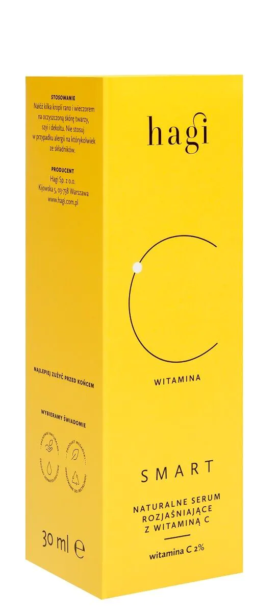 Hagi Smart C Naturalne serum Rozjaśniające z Witaminą C 2% i L-Argininą