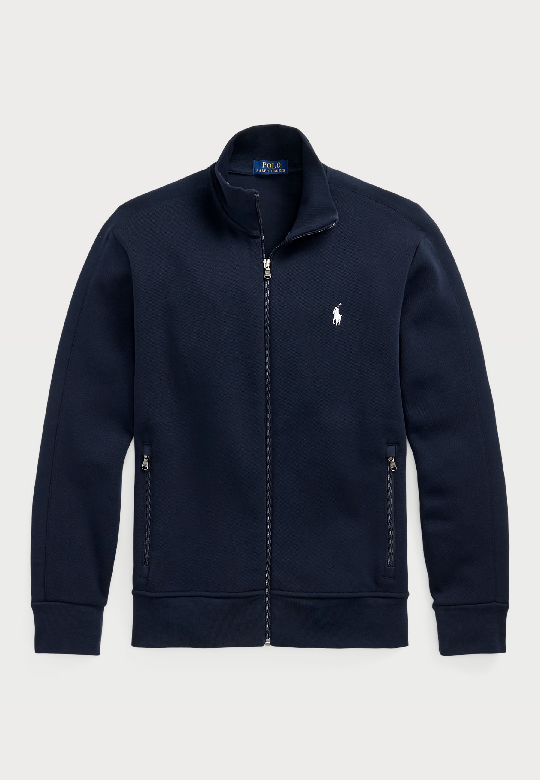 Polo Ralph Lauren dubbelgebreid trainingsjack - Sweatshirt met rits - marineblauw