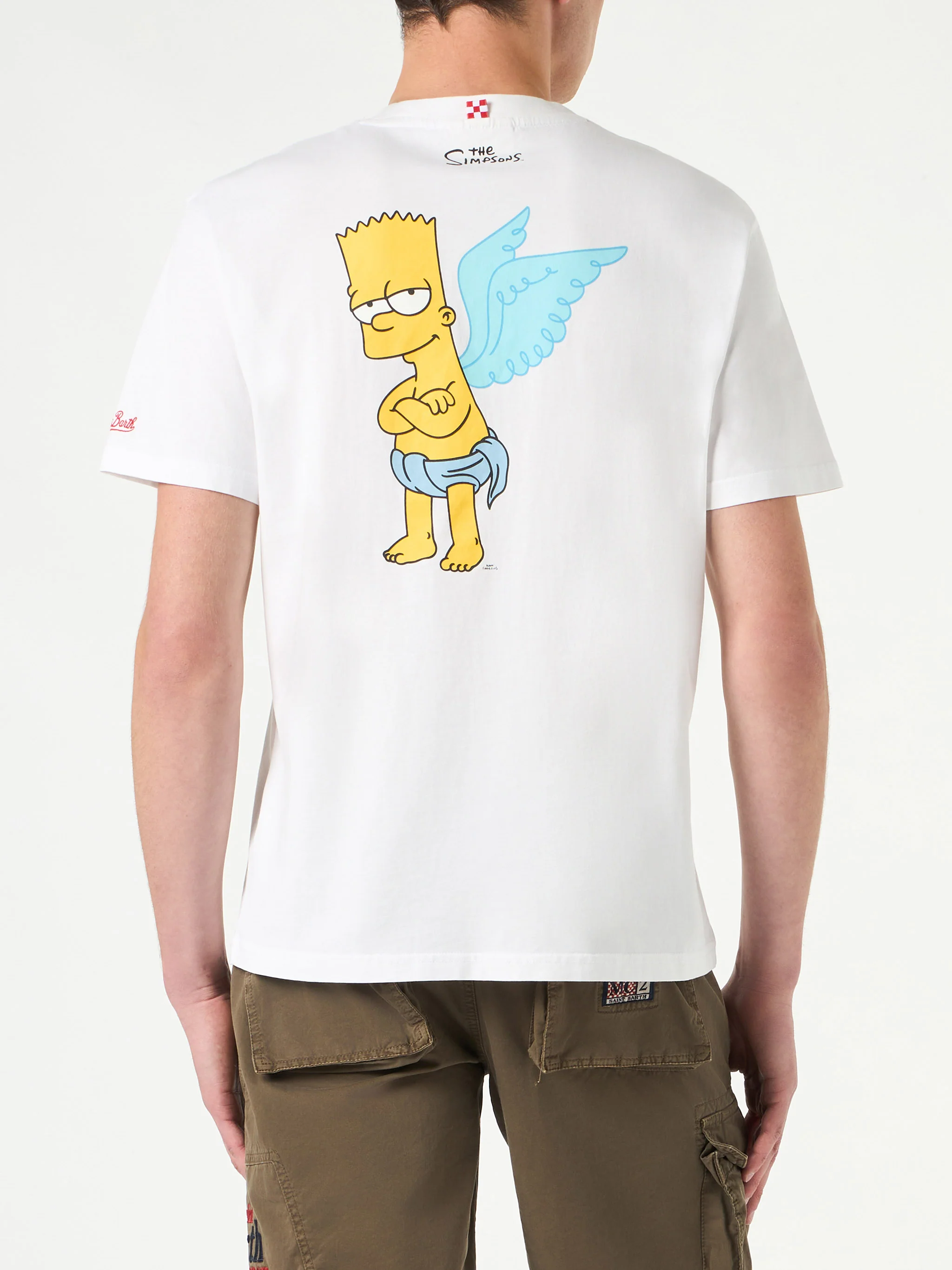 T-shirt da uomo in cotone con stampa Bart angel | EDIZIONE SPECIALE DE