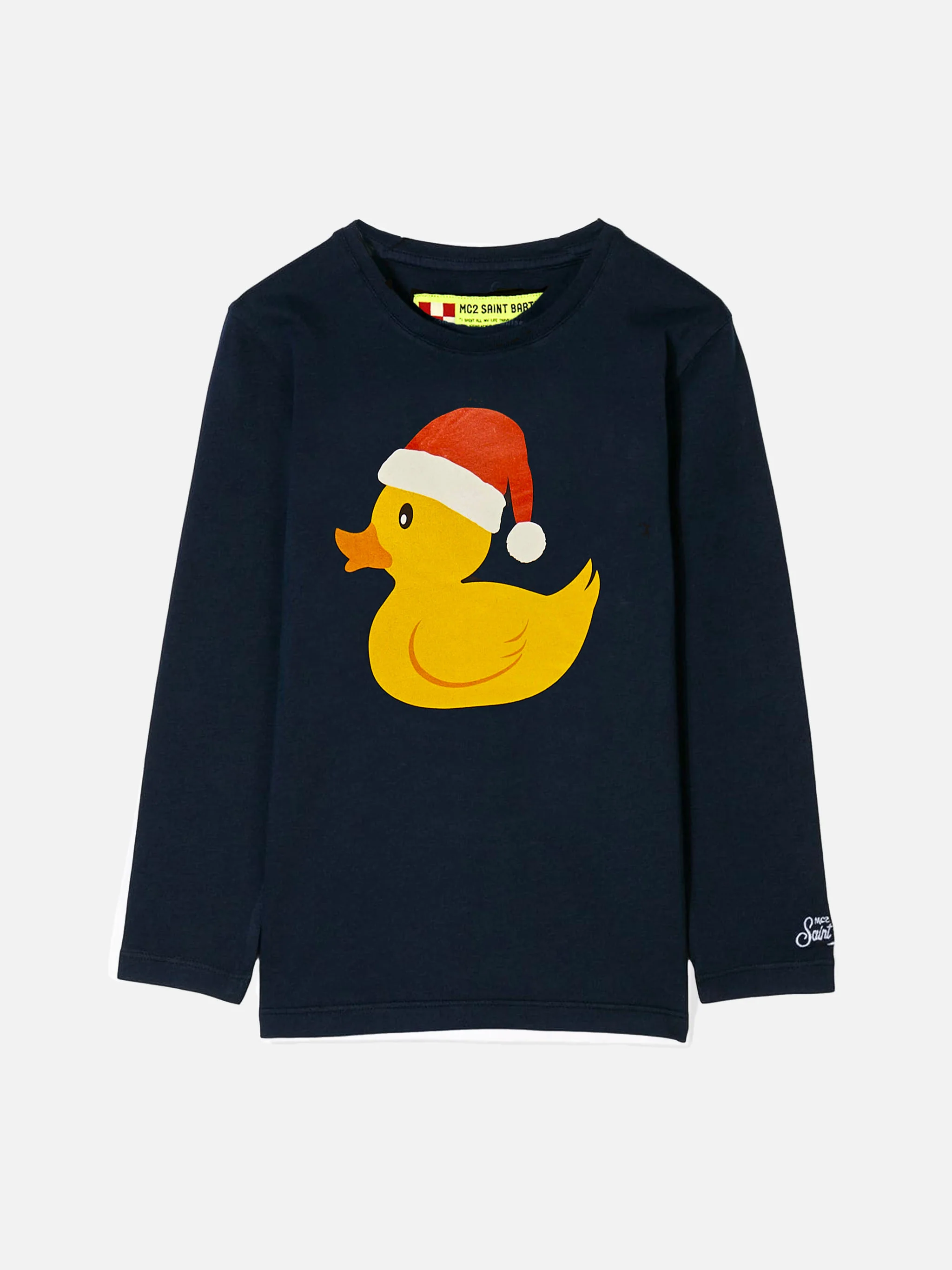 Camiseta infantil com estampa de papel