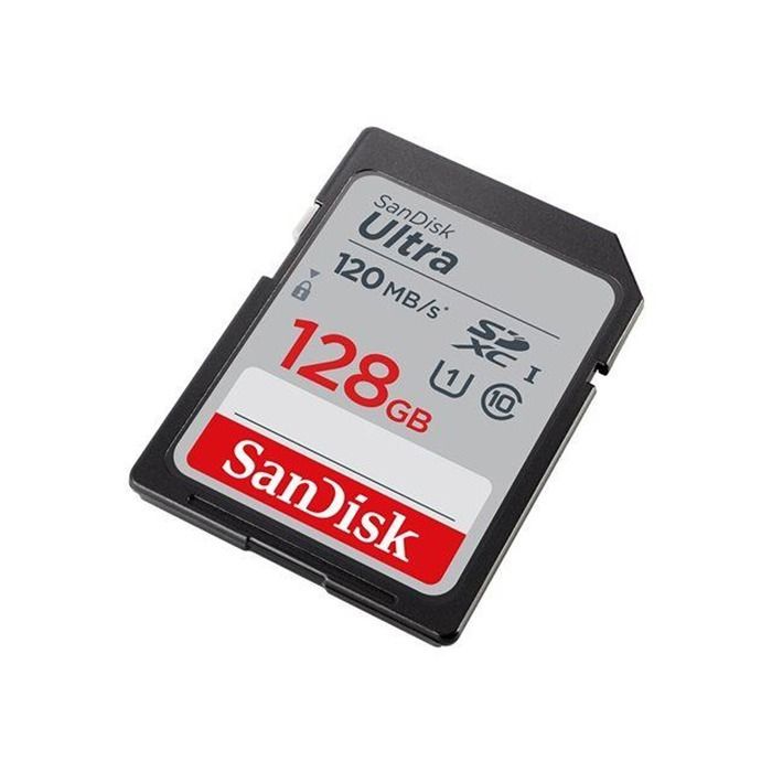 SanDisk Ultra SDHC 128GB Class 10 UHS-I Memory Card Black