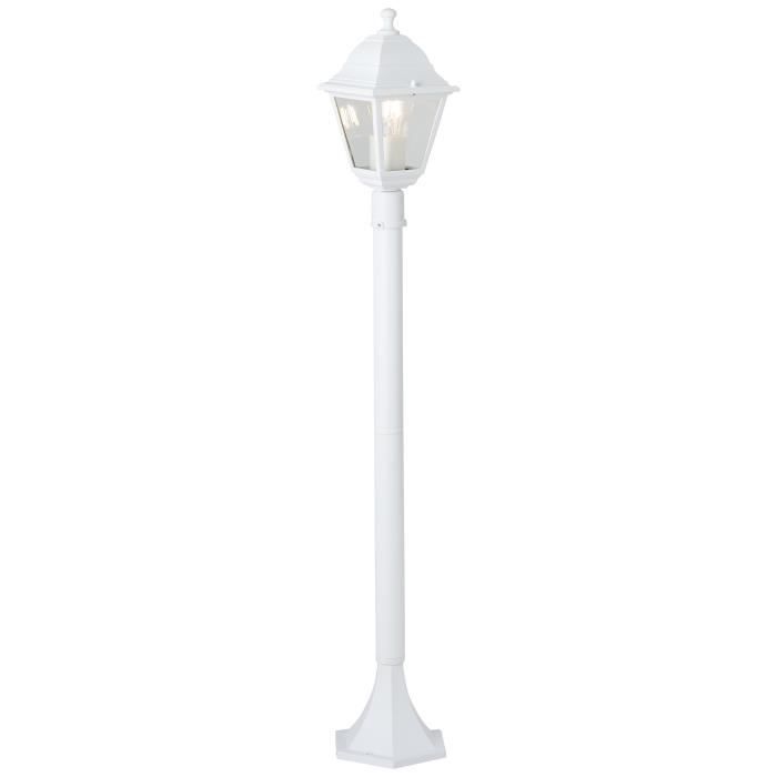 Outdoor floor lamp - BRILLIANT - NISSIE - White - Metal/Glass - 1xE27 60W - IP44