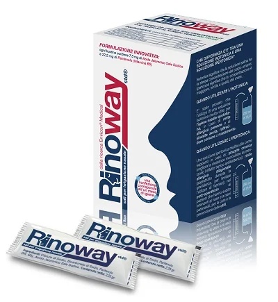 RINOWAY Rinoway isotonische Bewässerungssalze, 60 Beutel, Beutel zum Auflösen