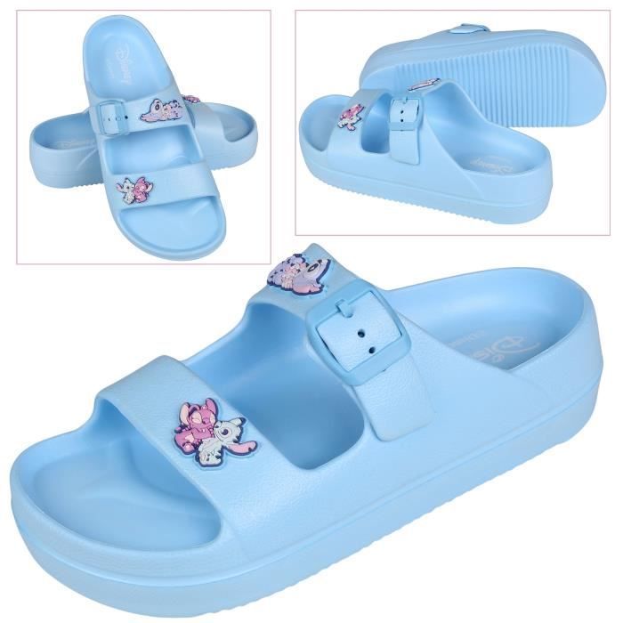 Tongs en mousse Disney Stitch pour femmes - Semelle épaisse - Confortable et légère