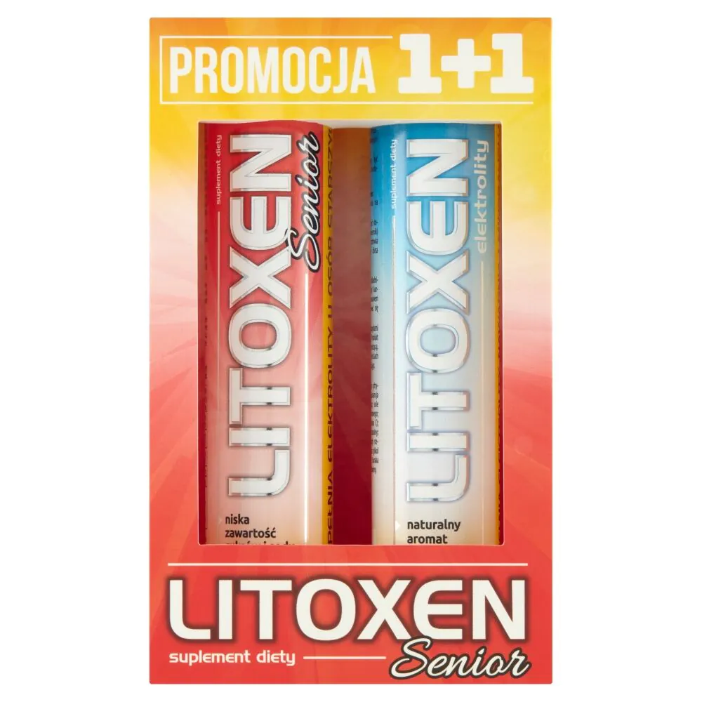 Litoxen Senior, Zestaw 20 + 20 Tabletek Musujących
