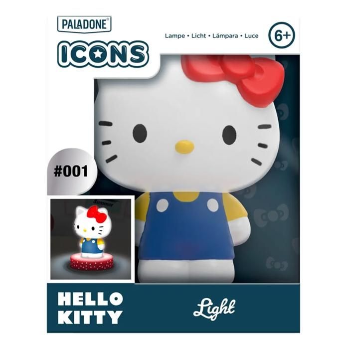 Luz nocturna - PALADONE - Icono de Hello Kitty - Blanca - Infantil - Iluminación suave