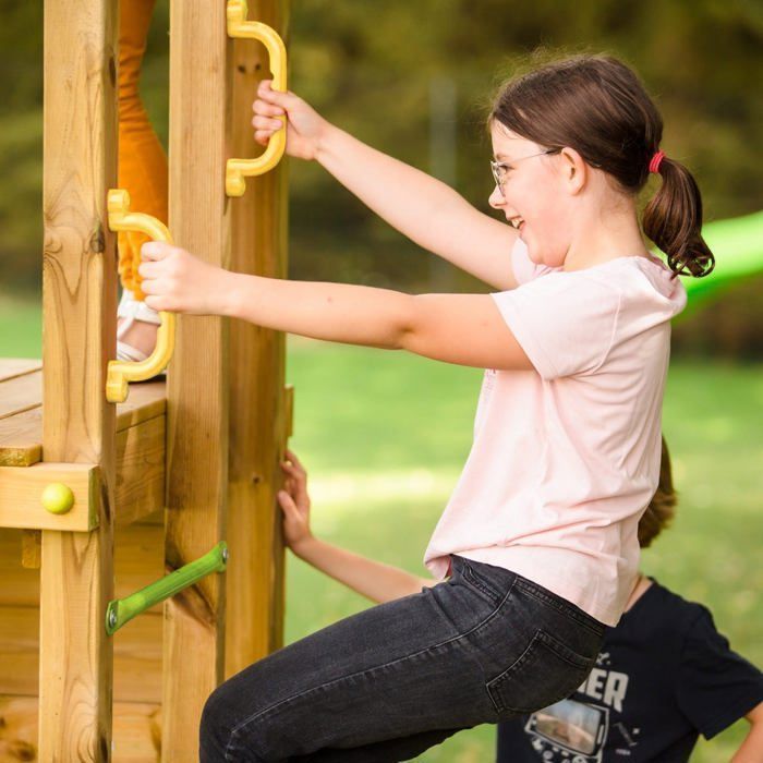 TRIGANO SUNNY XPERIENCE Wooden Play Tower - 5 children