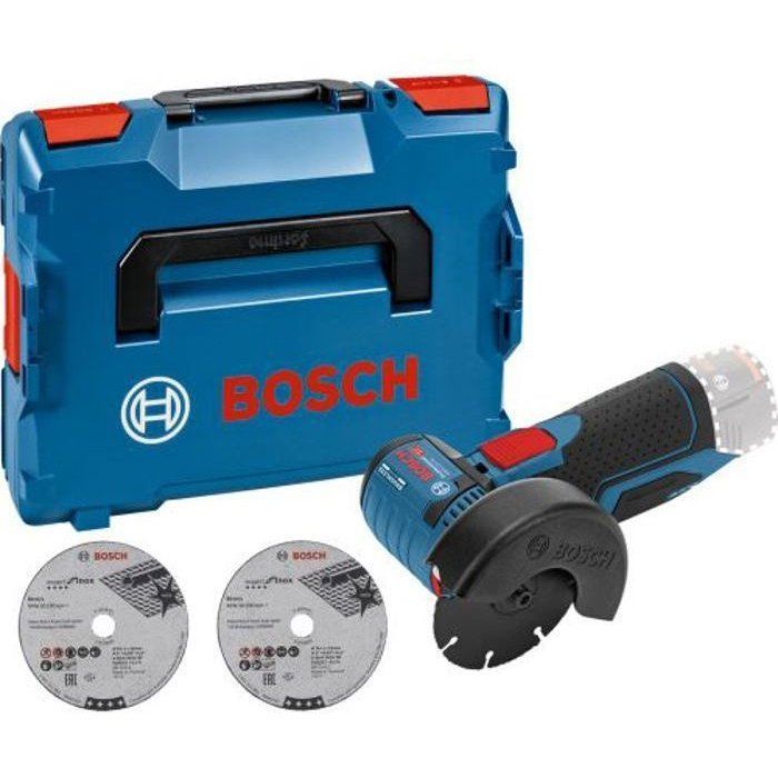 Amoladora angular inalámbrica GWS 12V-76 (sin batería ni cargador) en maletín L-BOXX - BOSCH - 06019F2003