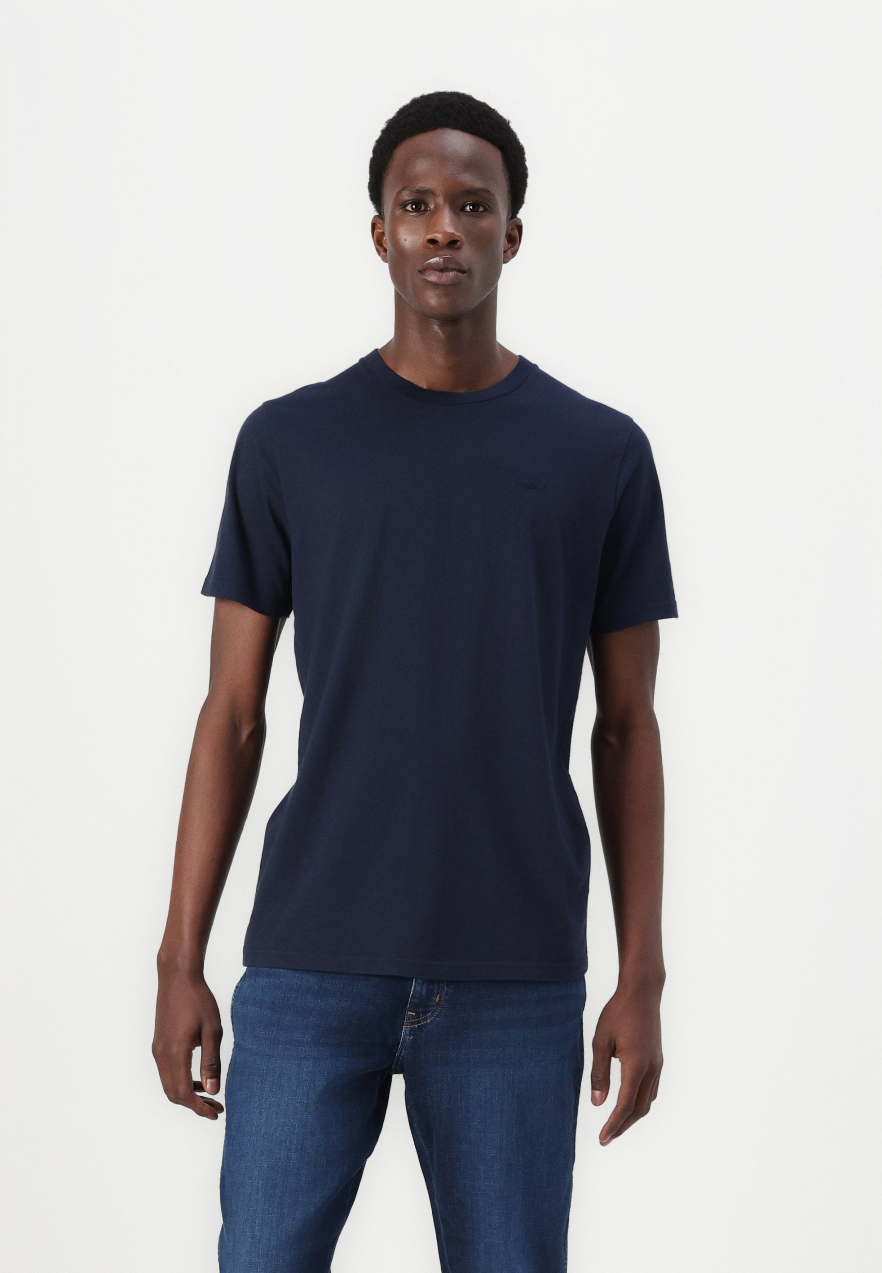 Hollister Co. ICON COOL 5-PACK - Basic T-shirt - groen/blauw/wit/khaki/lichtblauw