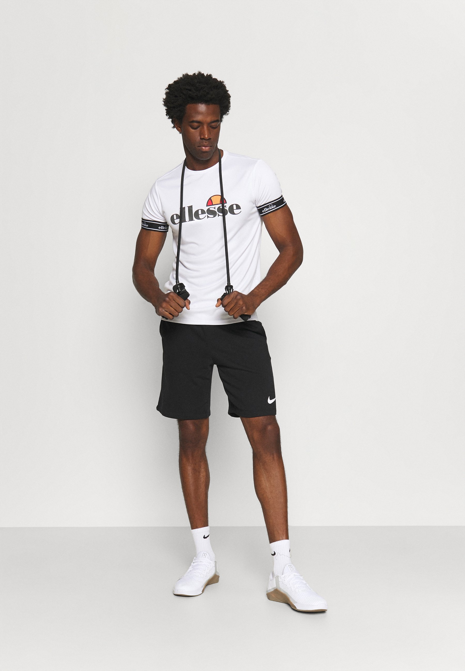 Ellesse ALENTE T-shirt - T-shirt met print - wit