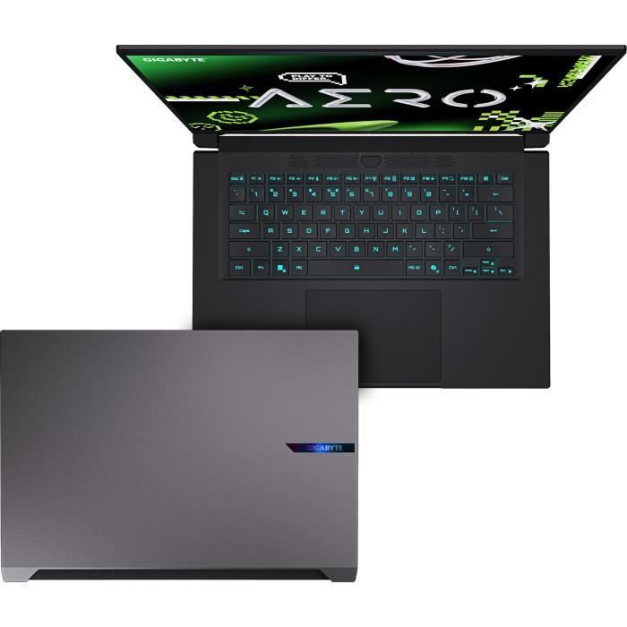 PC Portable gamer GIGABYTE AERO X16 1WH93FRC94AH - 16'' QHD+ 165HZ - RTX5070 - AMD RYZEN AI 7 350 - 16Go - 1To SSD - Win 11 FAMILLE