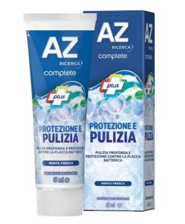 Pasta dental protectora y limpiadora AZ Az Complete Plus de 65 ml contra la placa bacteriana