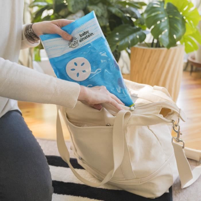 BABY EINSTEIN  Tapis d'eau bébé, jeu sensoriel et d'éveil​, gonflable, facile à nettoyer, pliable, jouets dès la naissance