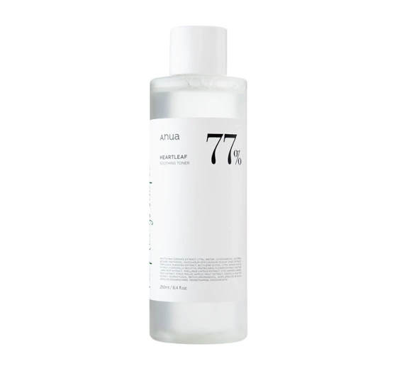 Anua Heartleaf 77% kojący tonik do twarzy 250 ml