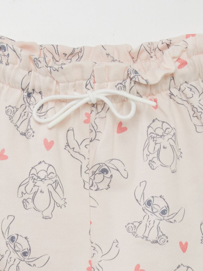 Pantalones con estampado integral 'Stitich' - ROSA