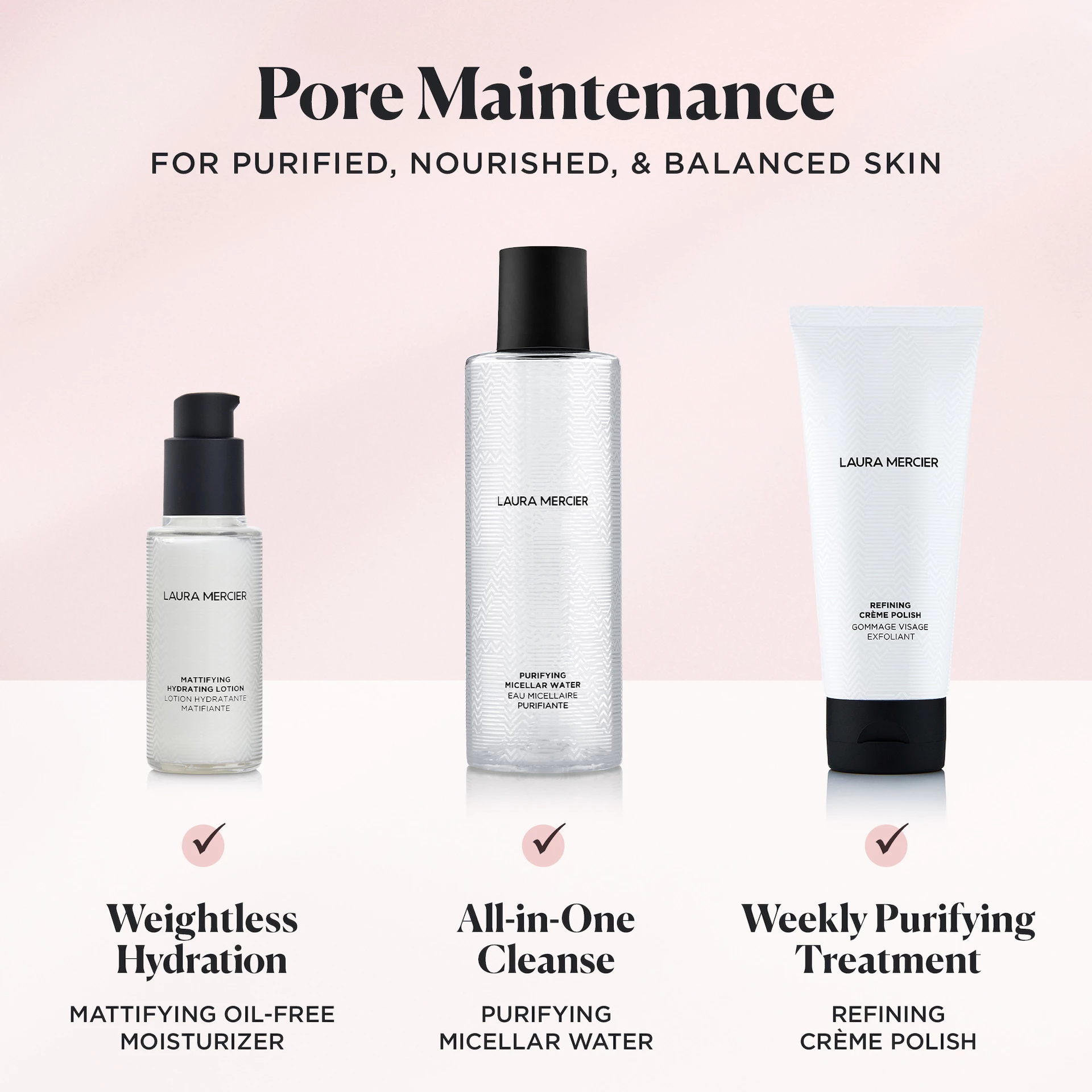 Čistiaca micelárna voda 200 ml - Laura Mercier