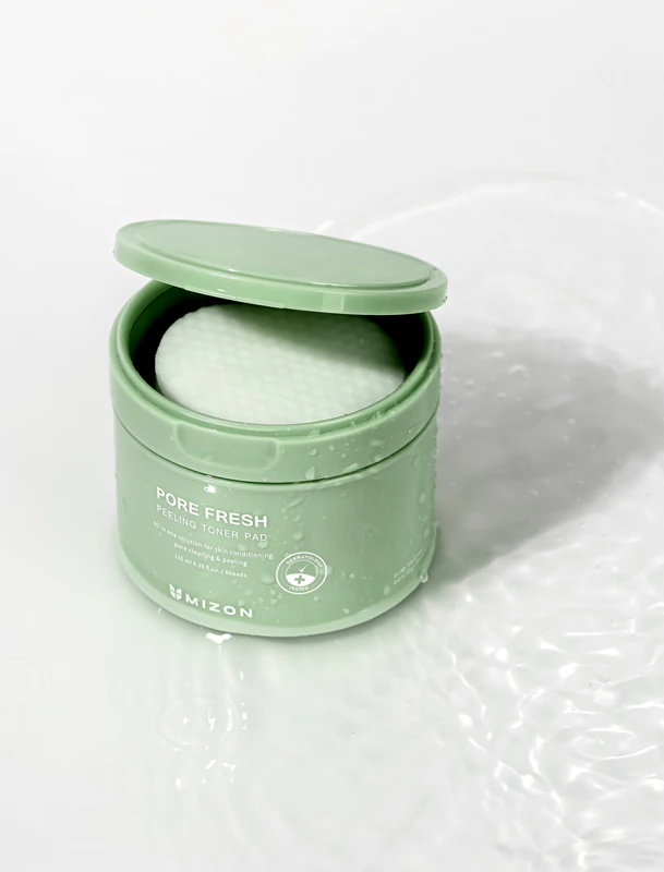 Mizon Pore Fresh exfoliačné tampóny na tvár pre citlivú pleť so sklonom k nedokonalostiam