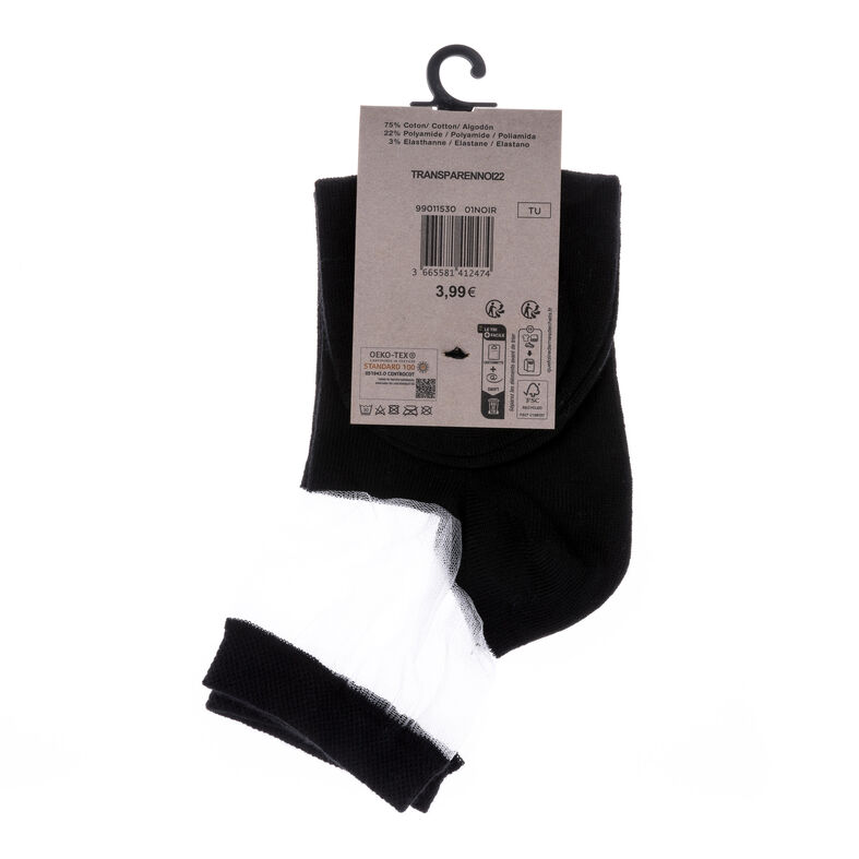 Calcetines y medias negras para mujer