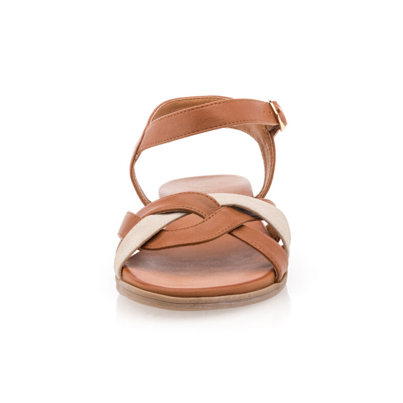 Brune sandaler / sko med åpen tå til dame