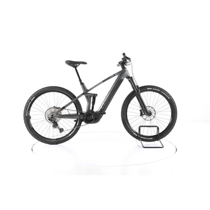 Electric bike - Cube Stereo Hybrid 140 HPC Race - grey - Full suspension electric mountain bike - Bosch 750 Wh Refurbished