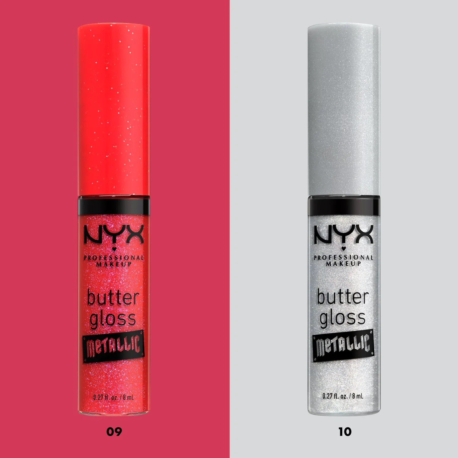 NYX Butter Gloss Metallic Błyszczyk do ust Blood