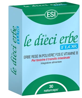 ESI Esi Le Dieci Erbe Flor 30 capsules rijk aan vezels
