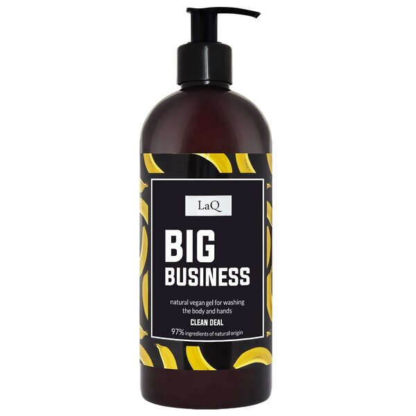 Gel de baño y manos LaQ - BIG BUSINESS 400ml | Hombre | Superdrug