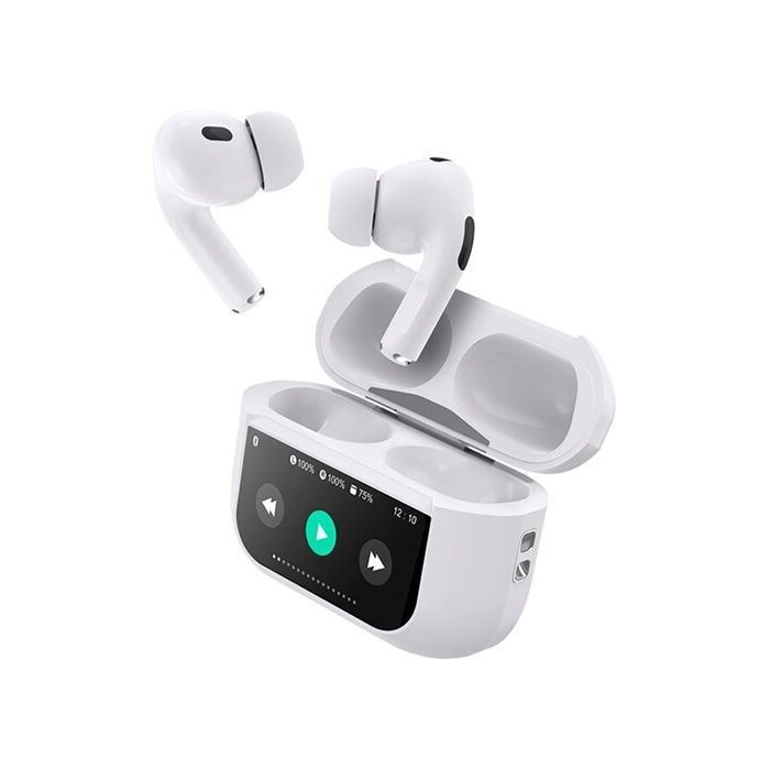Cuffie LED wireless Bluetooth pieghevoli, con cancellazione del rumore, bassi profondi e batteria a lunga durata, ideali per gaming, TV e sport, colore rosso.