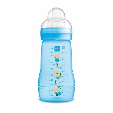 MAM Easy Active 2m tuttipullo, sininen, 270ml