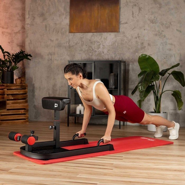 Hop-Sport Verstelbare Sissy Squat Machine HS-2020SM, Trainer voor knie- en beenbuiging, Multifunctionele Squat Machine