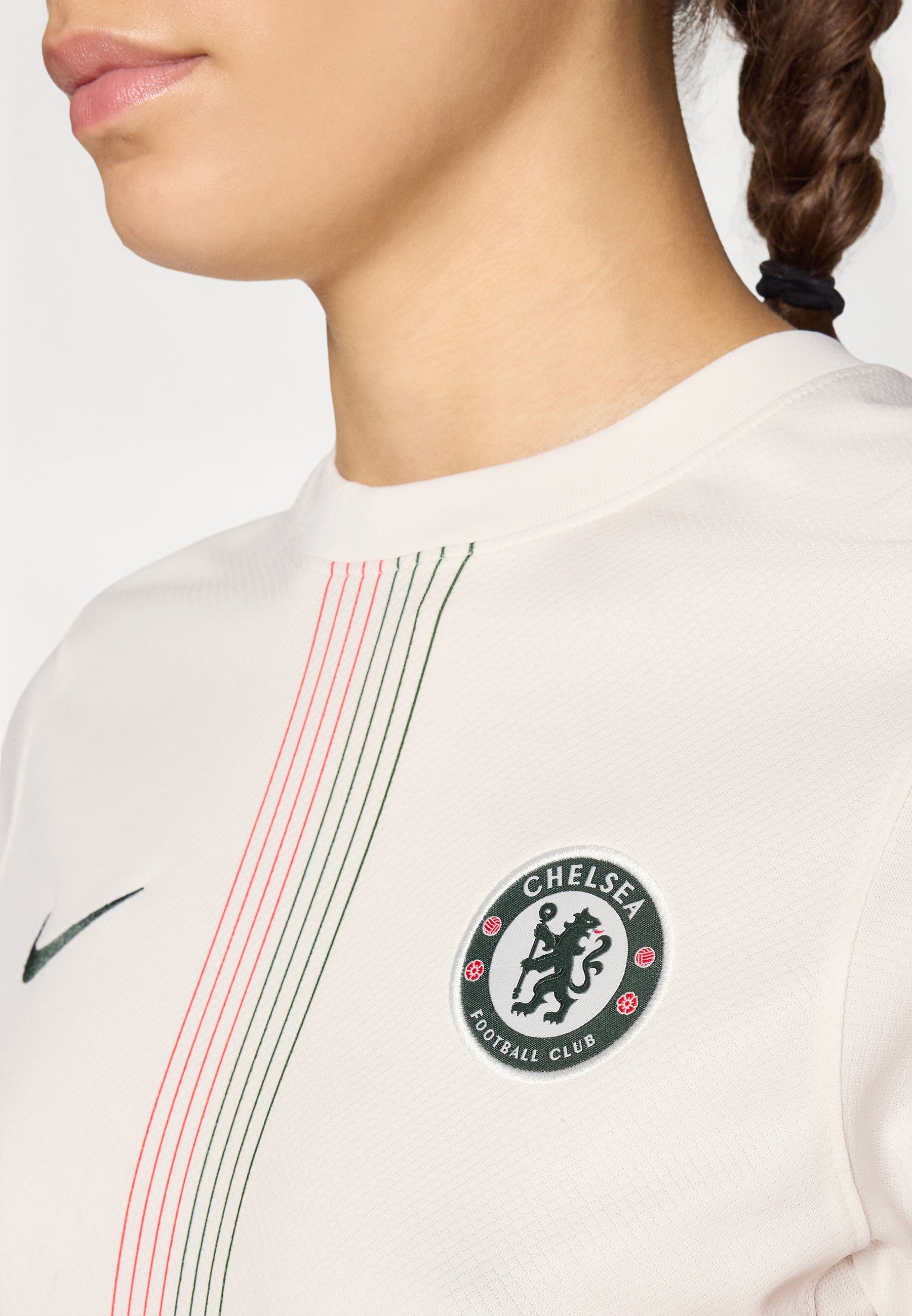 Nike Performance CHELSEA FC 2025/26 STADIUM AWAY - Odzież klubowa - Phantom/Speed Red/Galactic Jade