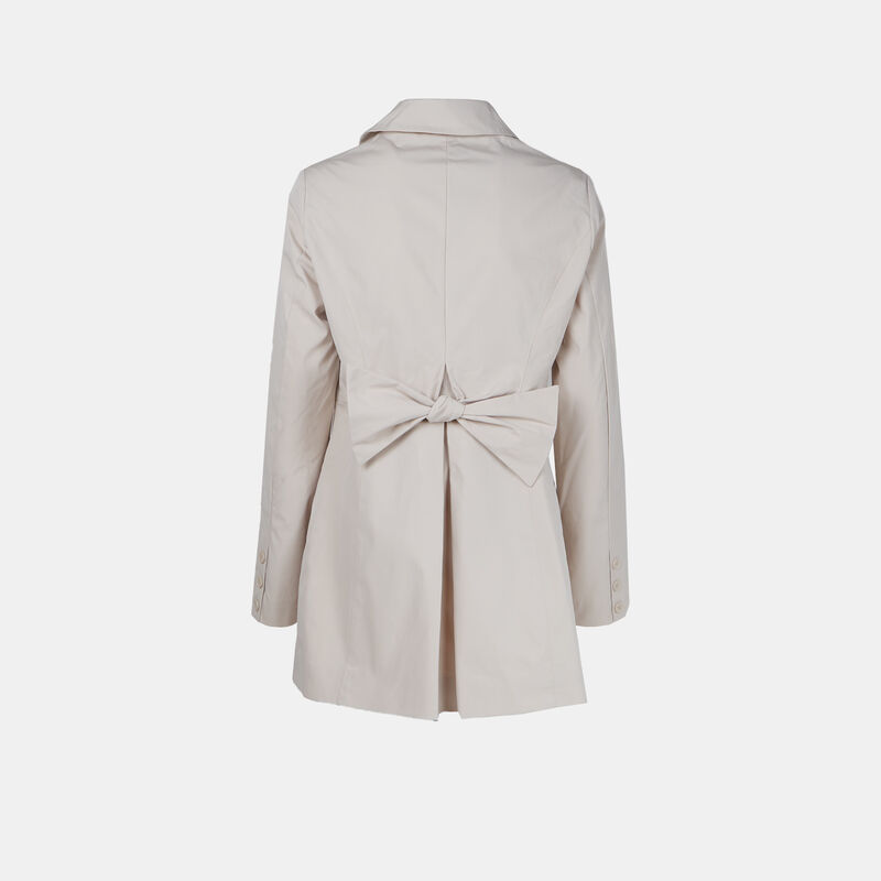Trench da donna con fiocco