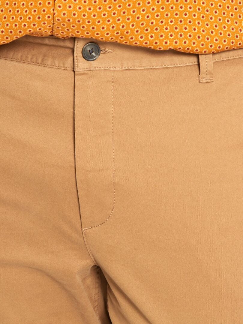 Slim fit chino broek maat L32 - Bruin
