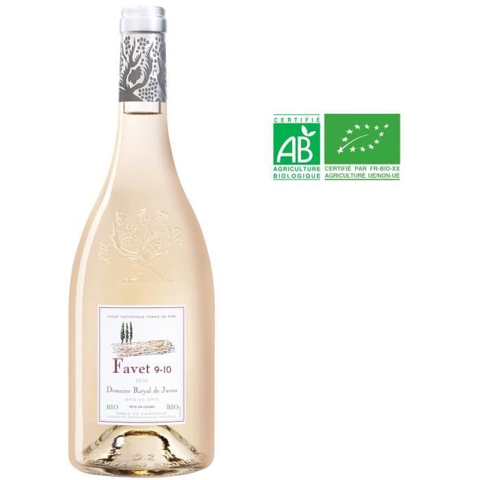 Domaine Royal de Jarras Favet 9-10 2021 Sable de Camargue - Vino rosado Languedoc - Ecológico