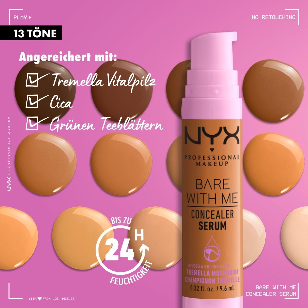 NYX Professional Makeup Concealer Pride Makeup Bare With Me korektorové sérum - 9,6 ml