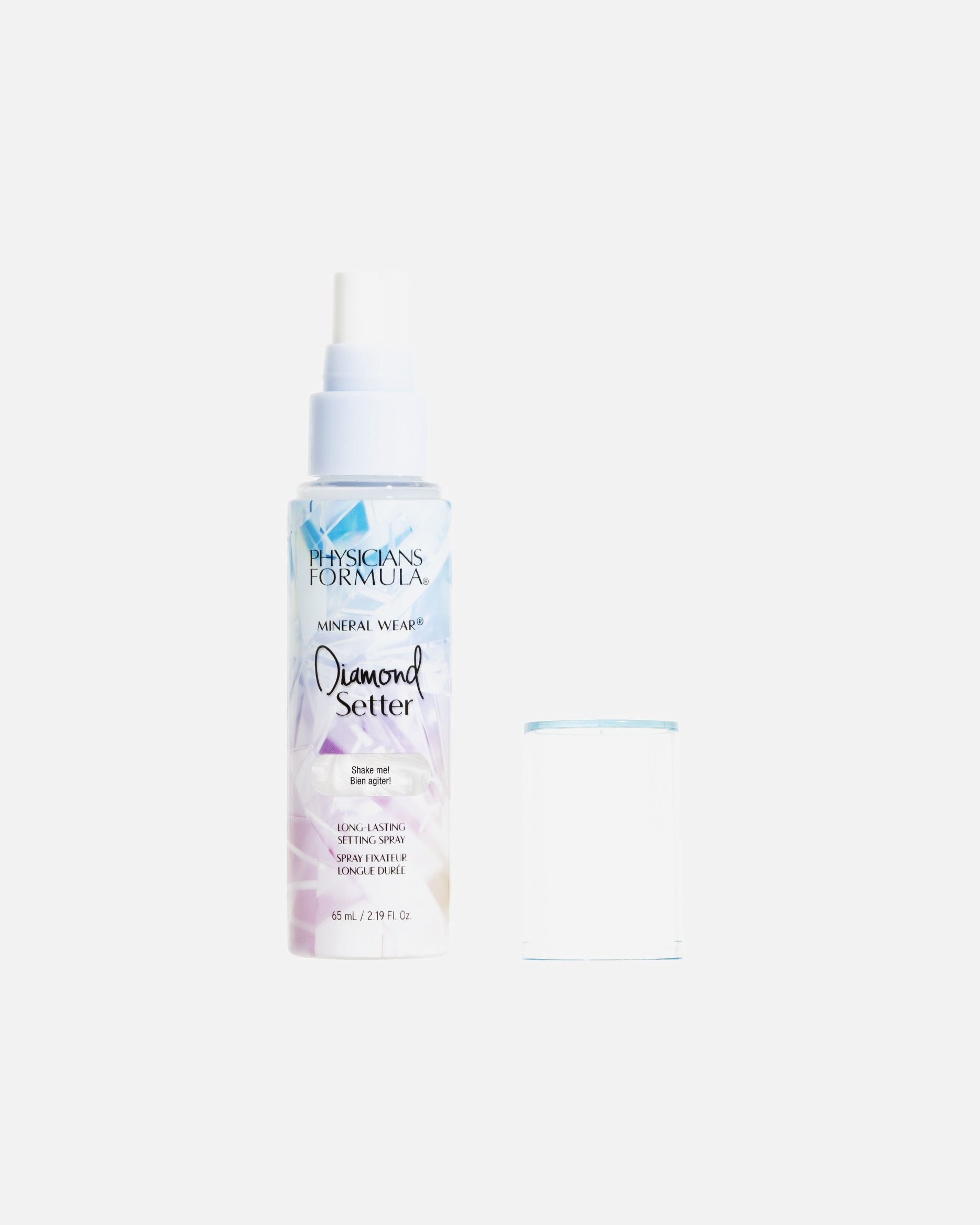 „Physicians Formula“ fiksuojantis purškiklis mineraliniam skutimuisi, deimantinis fiksatorius, 65 ml
