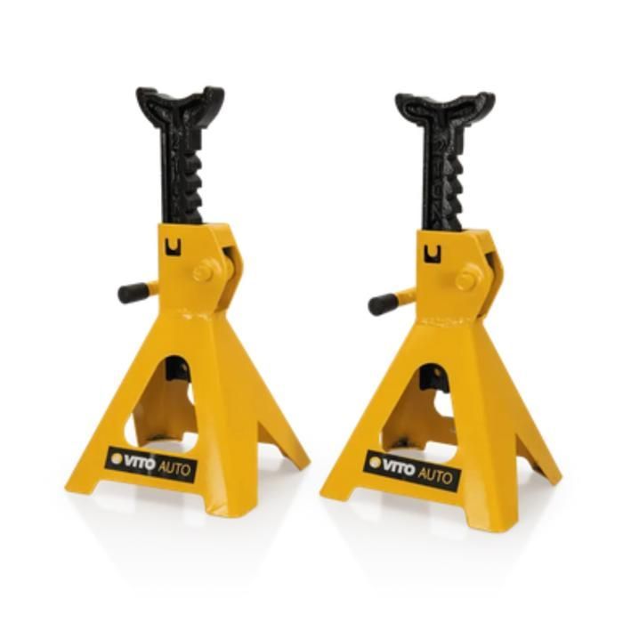 Set di 2 cavalletti a cricchetto VITO da 3 tonnellate