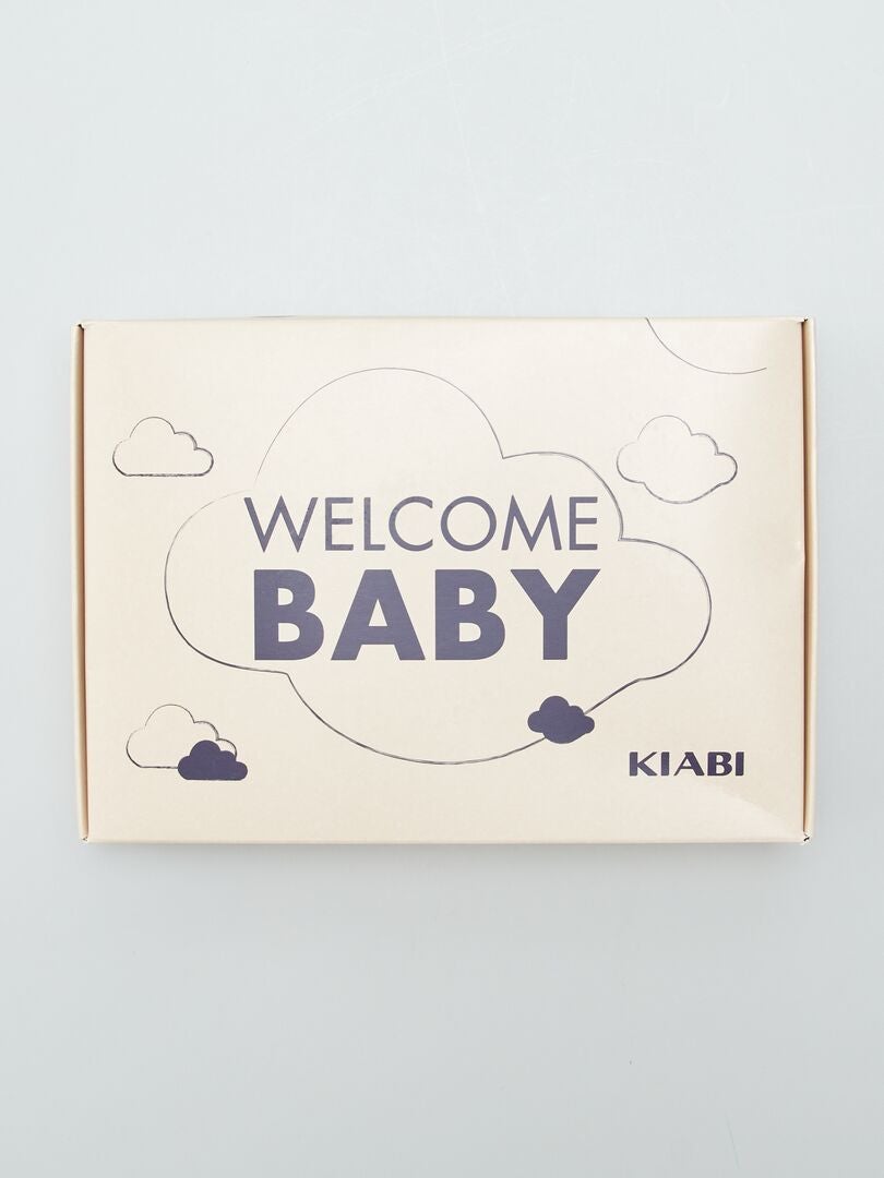 Caja de bienvenida para bebé de 4 piezas - Unisex - VERDE